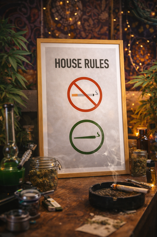 50x70cm HOUSE RULES